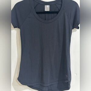 Women's Black Short Sleeve Top